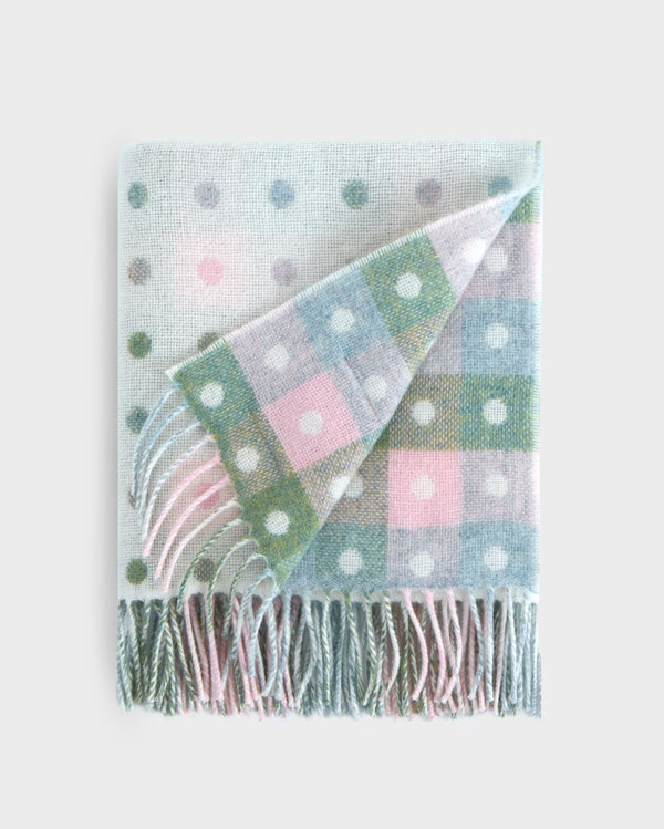 Foxford Pastel Multi-Spot Baby Blanket