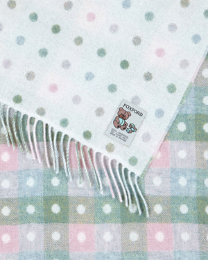 Foxford Pastel Multi-Spot Baby Blanket