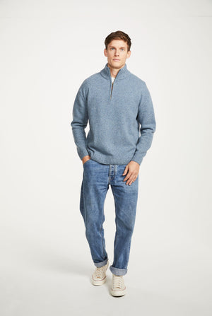 Belleek Troyer Mens Sweater - Boat Blue