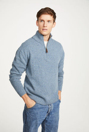 Belleek Troyer Mens Sweater - Boat Blue