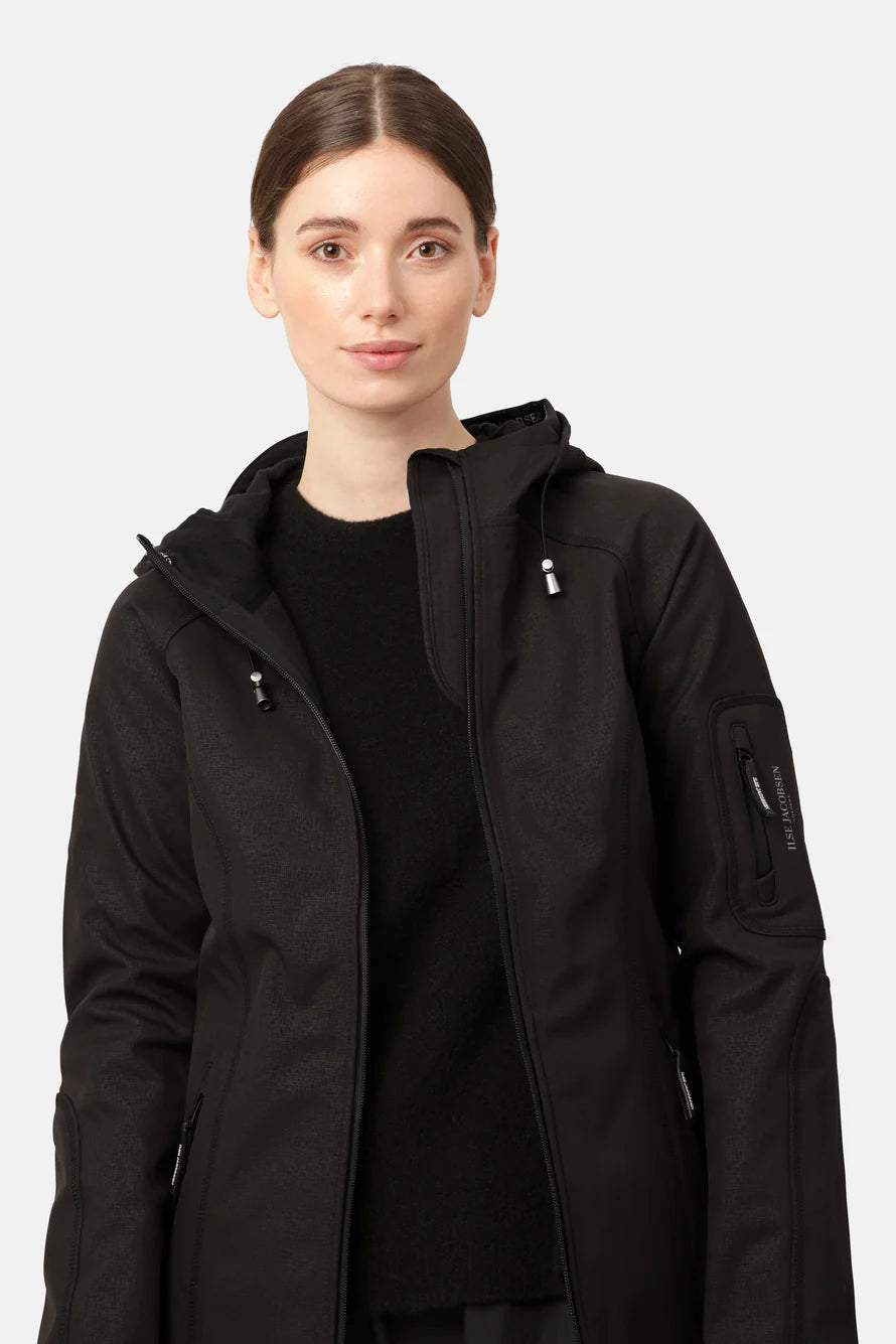 Ilse Jacobsen Raincoat 37 - 001 Black