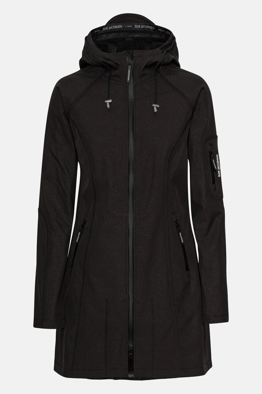 Ilse Jacobsen Raincoat 37 - 001 Black