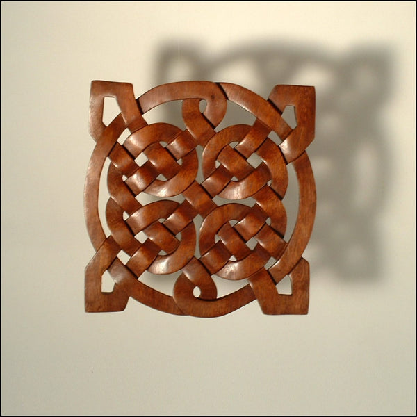 Celtic Knot Wood Carving