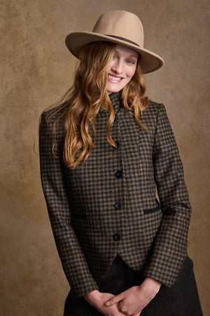 Sasha Tweed Jacket - Earth Check