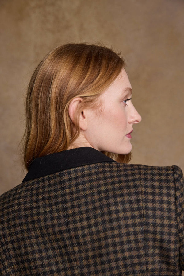 Sasha Tweed Jacket - Earth Check