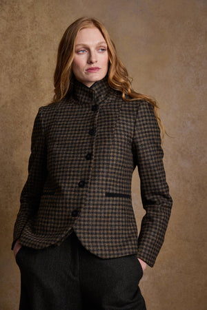 Sasha Tweed Jacket - Earth Check