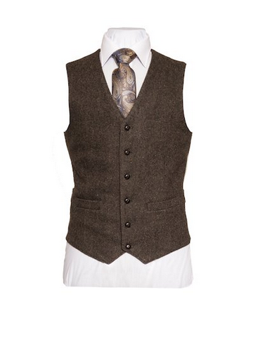 Oscar Wilde Irish Tweed 6 Button Waistcoat