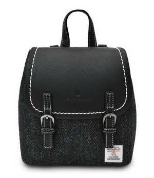 The Mini Jura Backpack - Black Herringbone