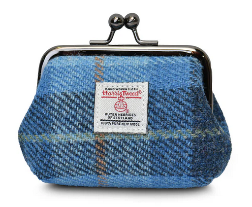 The Coin Purse - Blue Tartan