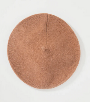 Cashmere Beret - Camel