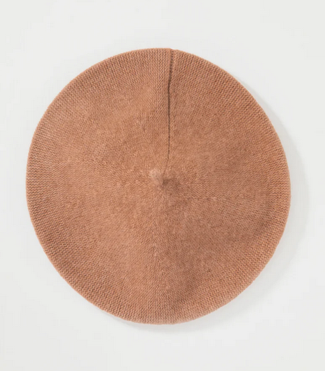 Cashmere Beret - Camel