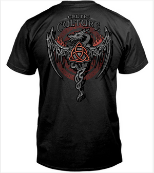 Celtic Culture Dragon Design Shirt