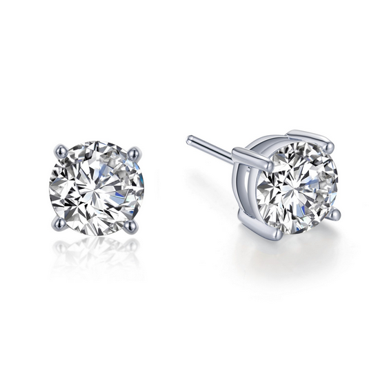 4 CTW 4 Prong Stud Earrings