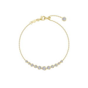 Horizon Glow Gold Bracelet