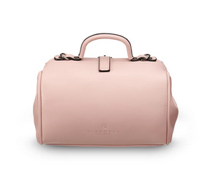 The Medium Doctor Bag - Pink & Blue Tartan