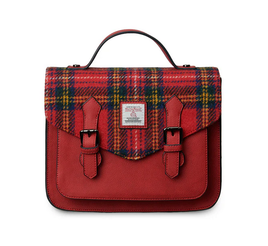The Mini Calton Satchel - Royal Stewart Tartan