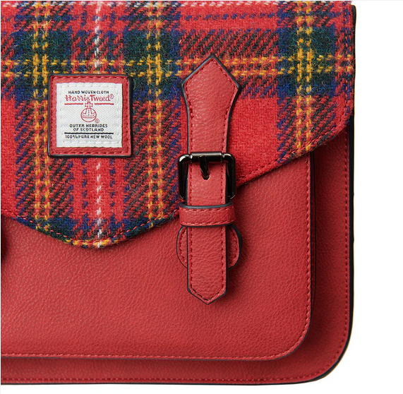 The Mini Calton Satchel - Royal Stewart Tartan
