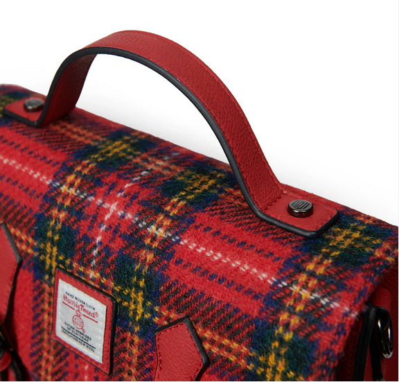 The Mini Calton Satchel - Royal Stewart Tartan
