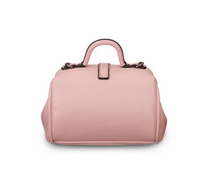 The Mini Duffle Bag - Pink & Blue Tartan