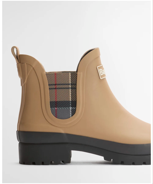 Barbour Mallow Chelsea Welly - Beige/Dress Tartan