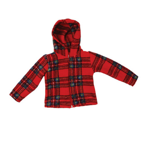 Children's Tartan Fleece Jacket
