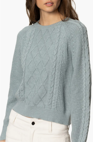 Nomad Cable Popover - Sky Gray
