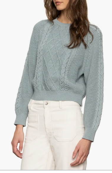 Nomad Cable Popover - Sky Gray