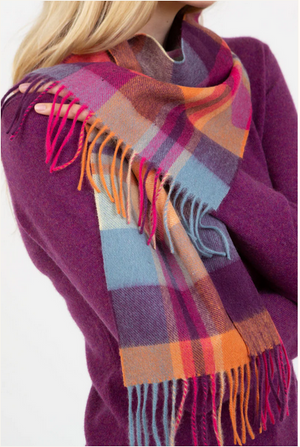 Kiltane Lambswool Scarf - Orient Ginger