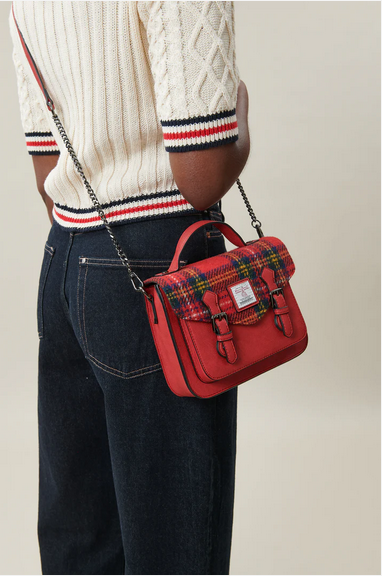 The Mini Calton Satchel - Royal Stewart Tartan