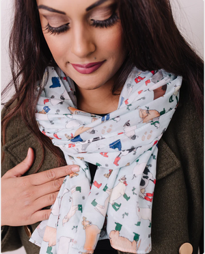Recycled Bottle Scarf - Wellies