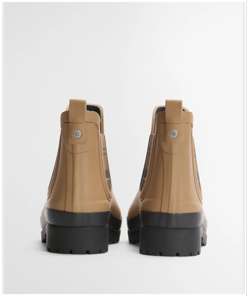 Barbour Mallow Chelsea Welly - Beige/Dress Tartan