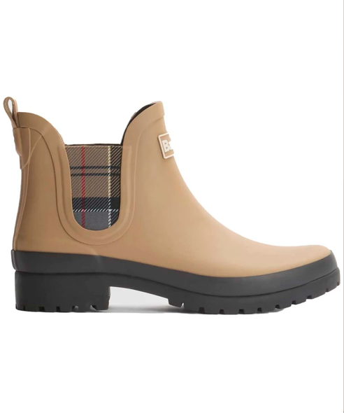 Barbour Mallow Chelsea Welly - Beige/Dress Tartan