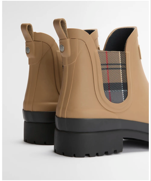 Barbour Mallow Chelsea Welly - Beige/Dress Tartan