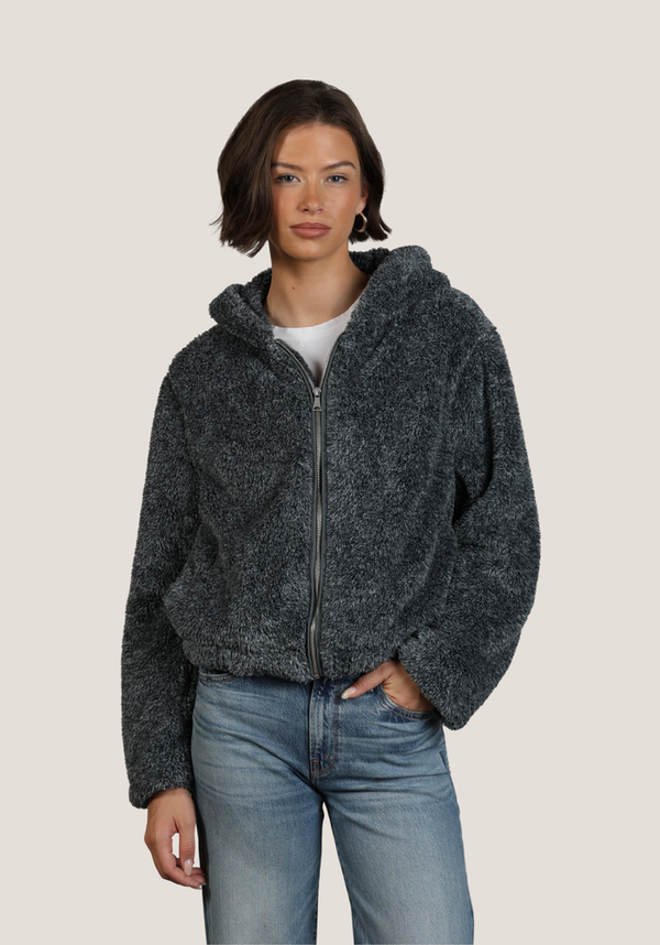 Stella Double-Plush Hooded Jacket