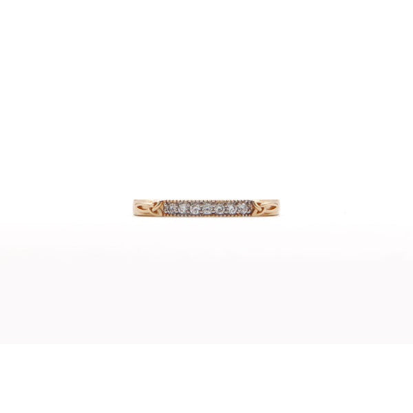 14K Trinity Knot Diamond Ring
