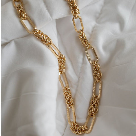 Rosa Gold Chain Necklace 18"