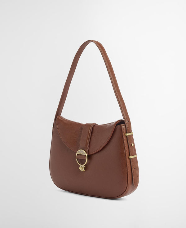Barbour Alder Leather Sling Bag - Brown