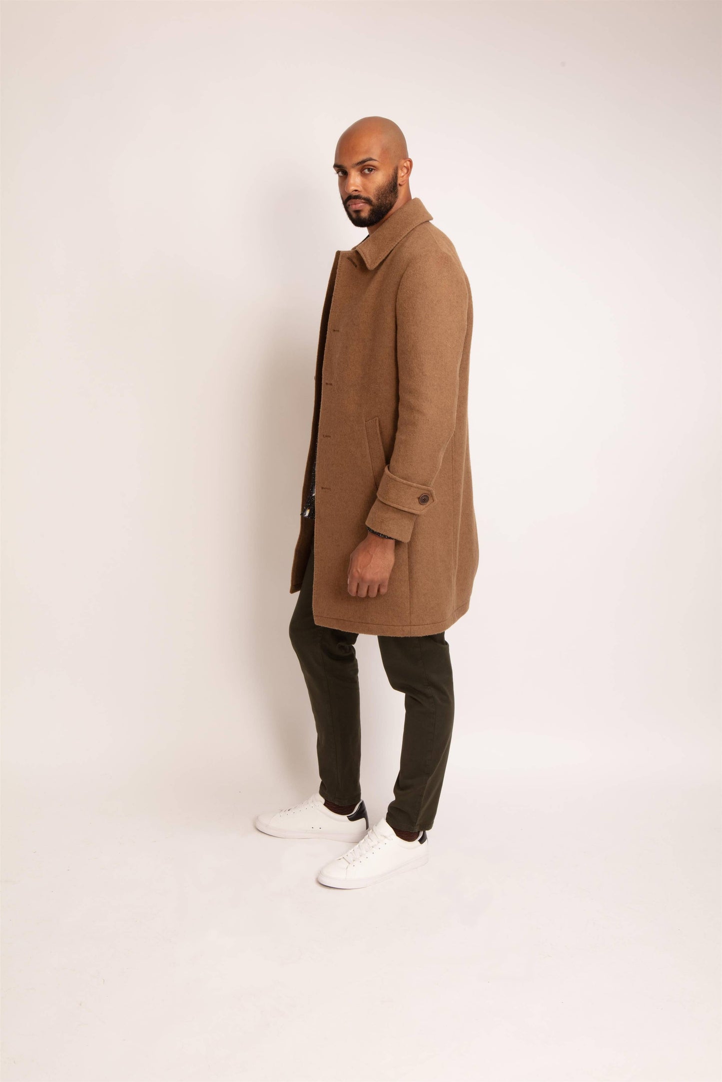 Men's Wool Blend Overcoat