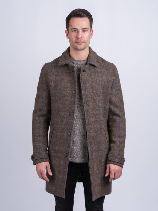 Men's Hunting Style Tweed City Coat