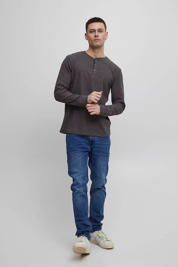 Blend® BH Noble Henley - Pewter Mix