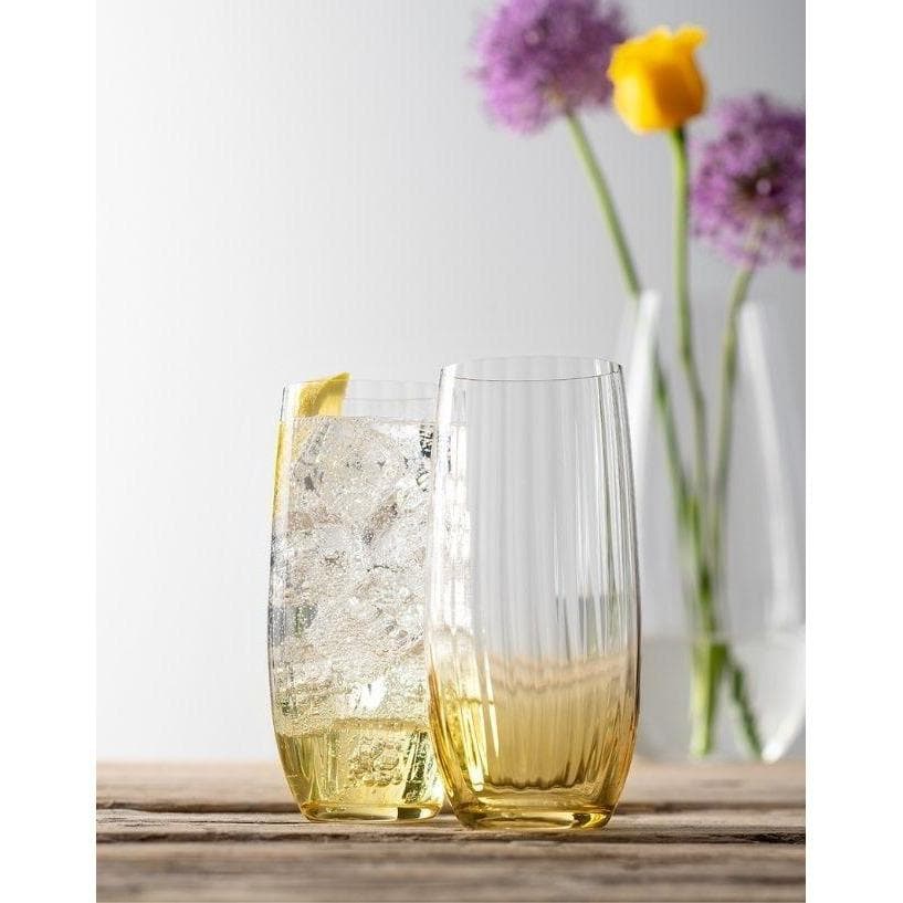 Erne Hiball Glass Set of 2 - Amber