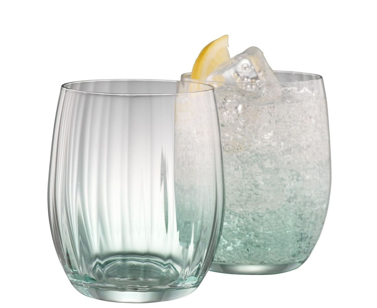 Erne Tumbler Glass Set of 2 - Aqua