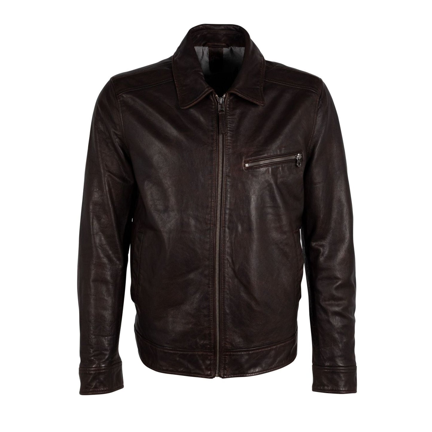 Berink CF Collared Leather Jacket