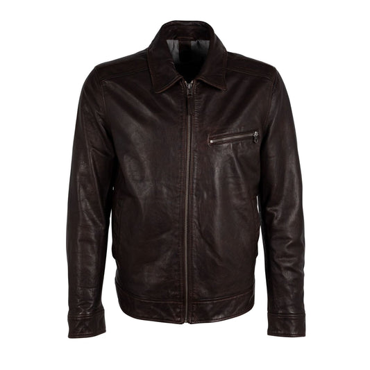 Berink CF Collared Leather Jacket