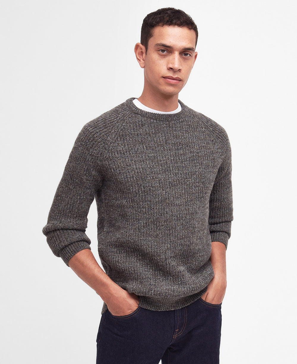 Barbour Horseford Crew Neck Jumper - Olive