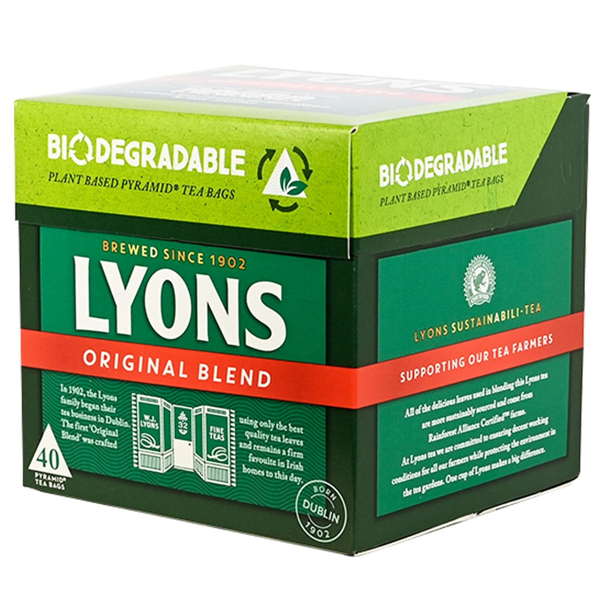 Lyons Original Blend Tea - 40  Count
