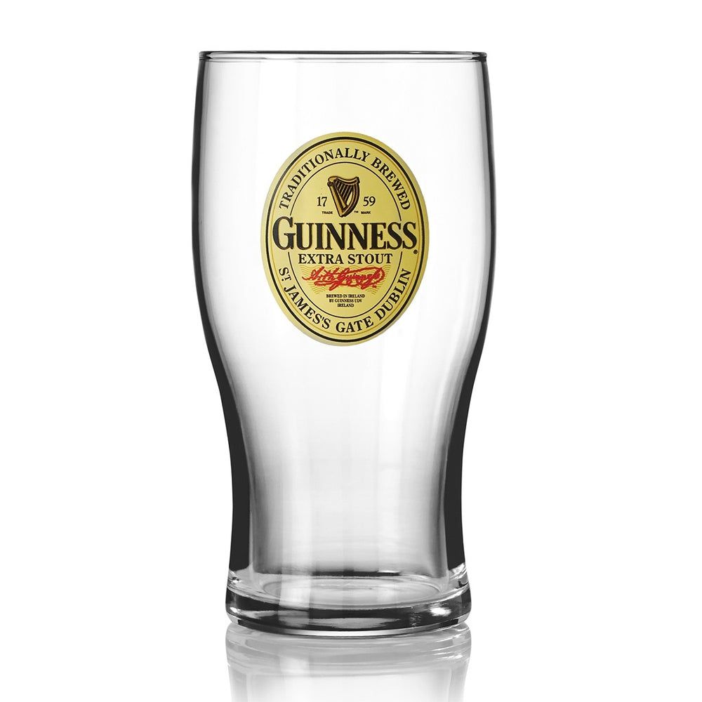 Guinness Irish Label Pint Glass