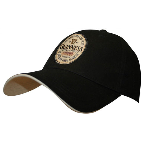 Black English Label Cap