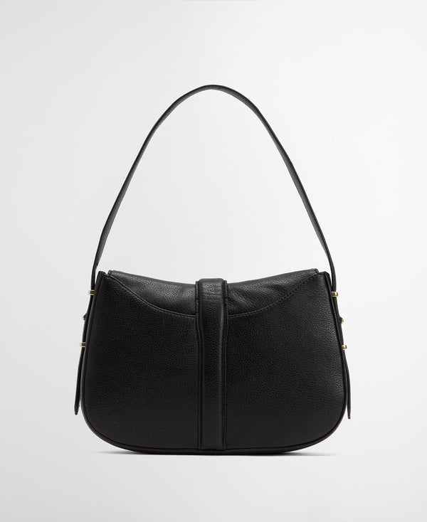Barbour Alder Leather Sling Bag - Black