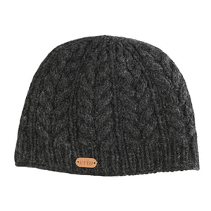 Aran Cable Pull On - Charcoal